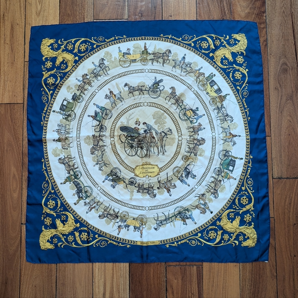 Hermes 1965 Promenade De Longchamps Scarf (OS)